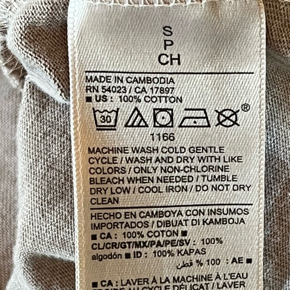 Old Navy Cotton Sleeveless Shift Dress Pockets Mocha Latte Size S Casual Comfy - Picture 9 of 11